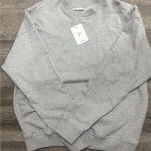 Brand New Men's Gym Shark Gray Sweater